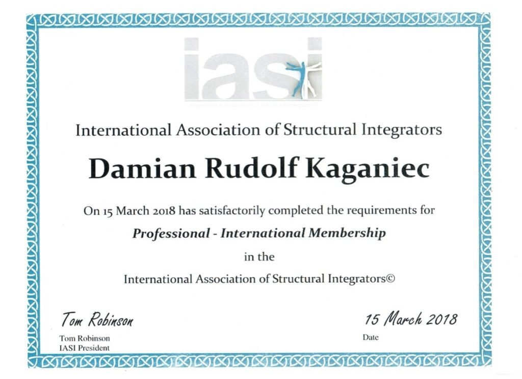Dyplom IASI 15.03.2018 - Professional - International Membership